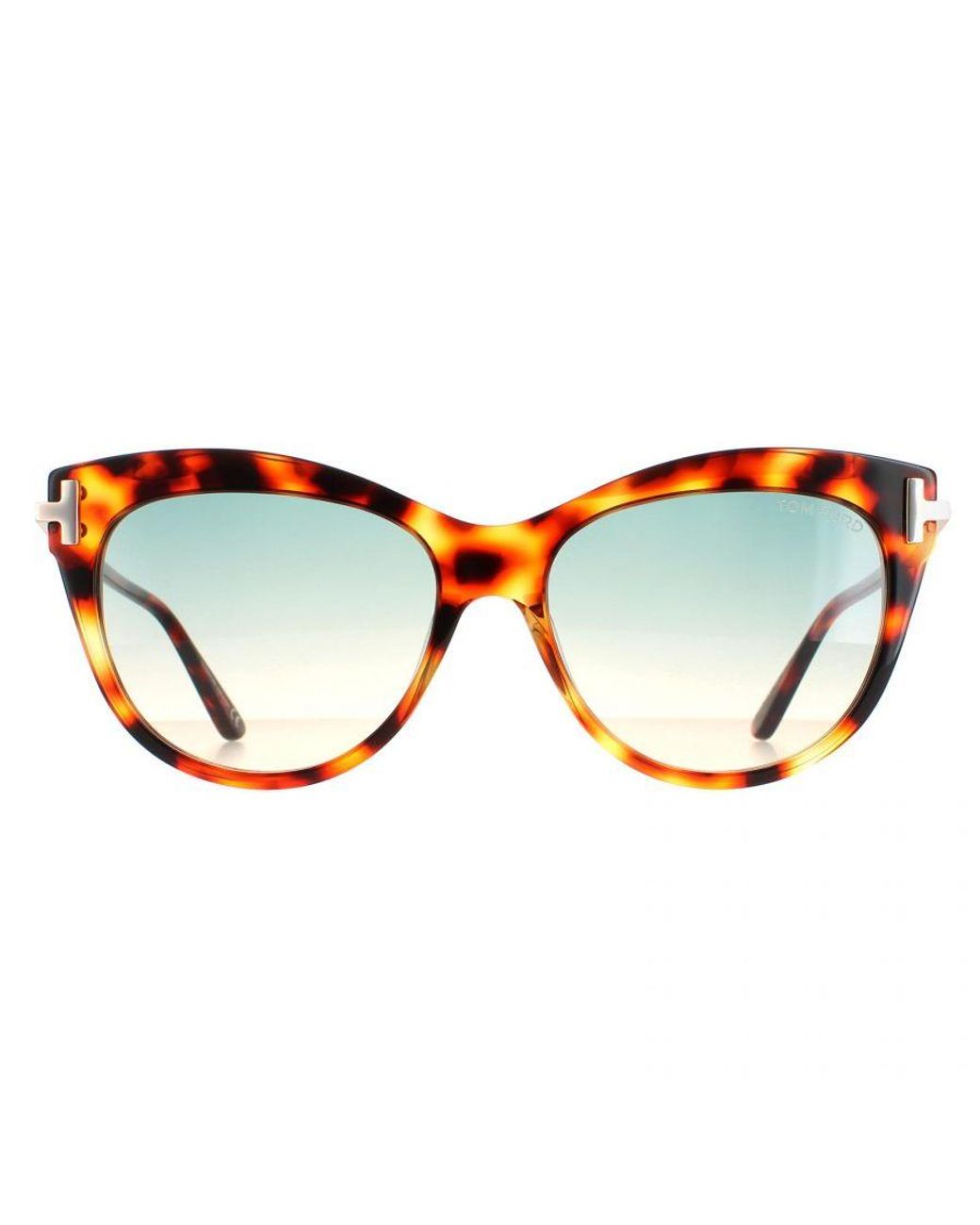 Tom Ford Brown Cat Eye Havana Gradient Kira Ft0821