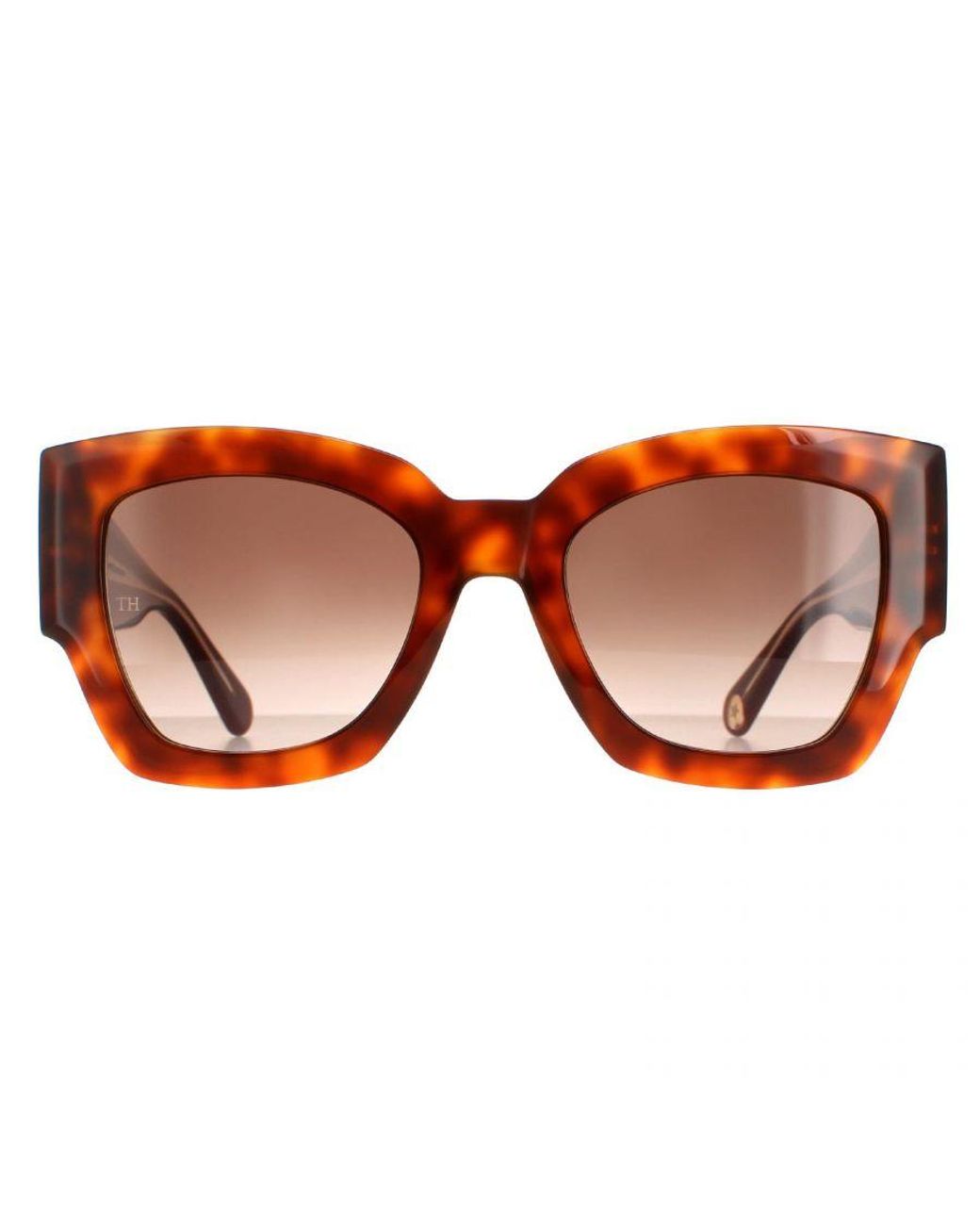 Tommy Hilfiger Brown Square Havana Honey Gradient Th 1862/S