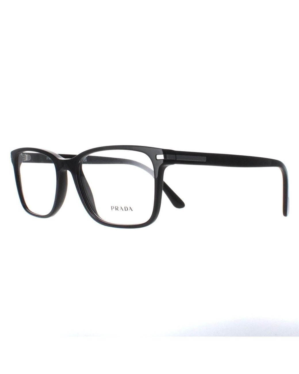 Prada Black Rectangular Pr14Wv for men