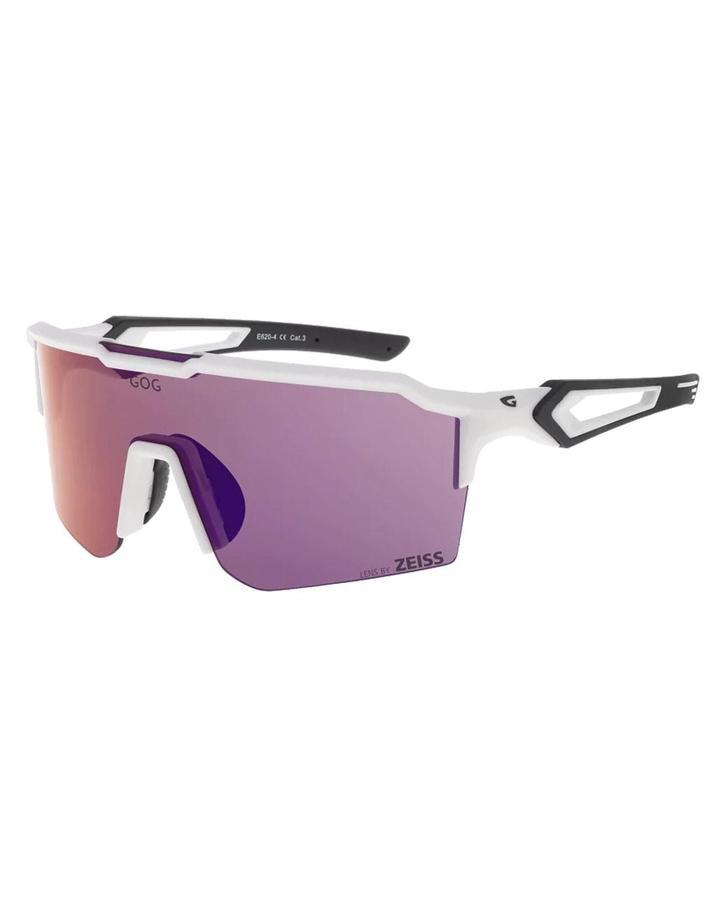 G.O.D Eyewear Purple Valhalla Uv400 Cycling Running Sunglasses With Zeiss Mirror Hydrophobic Lens