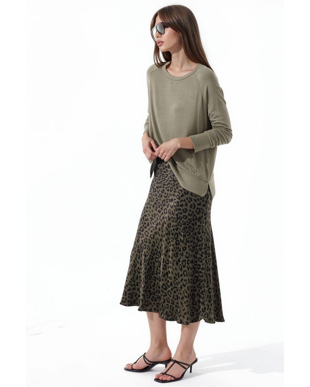 Busem Green Viscose Blend Sweater