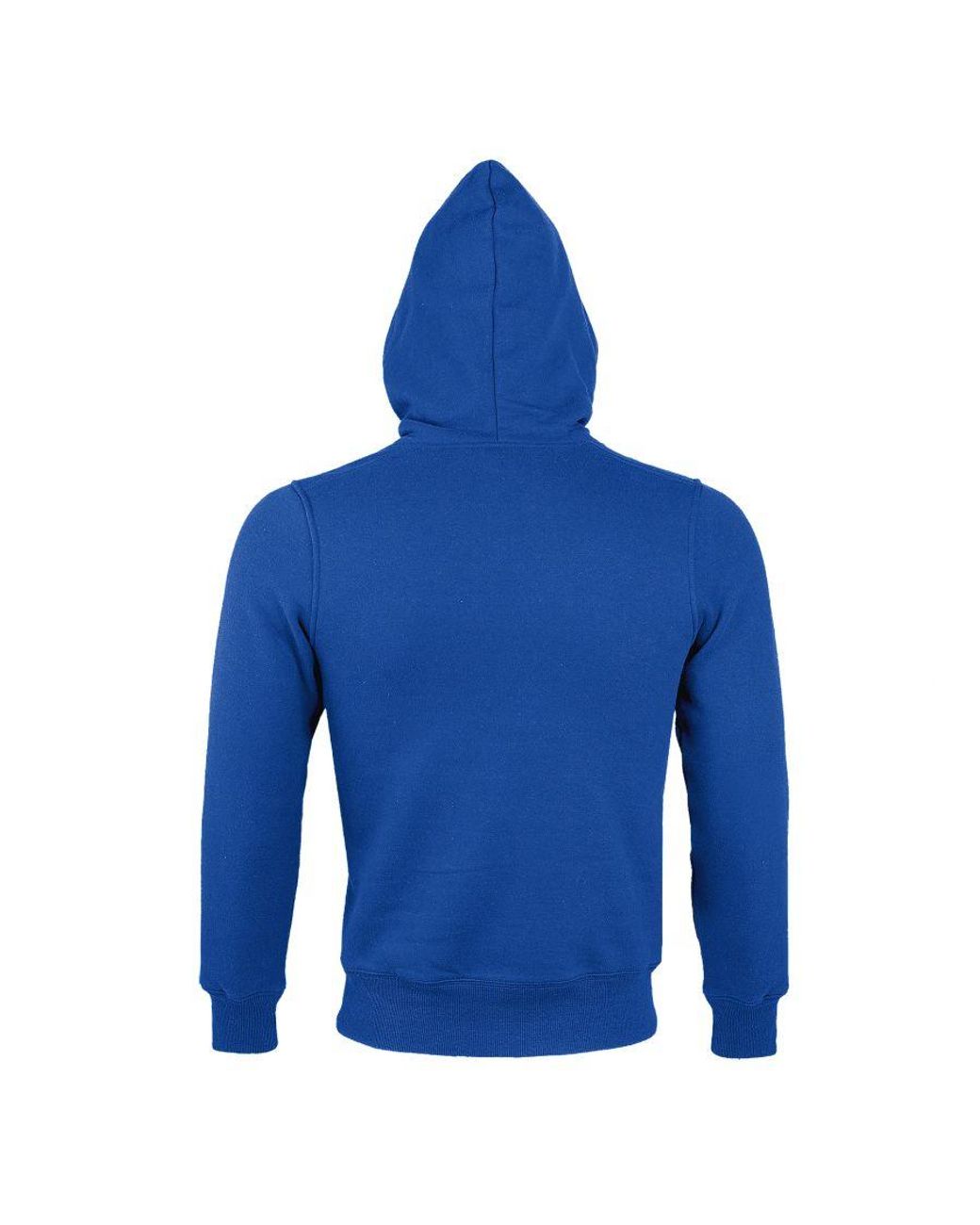 Sol's Blue Sherpa Zip-Up Hooded Sweatshirt Hoodie (Royal) for men
