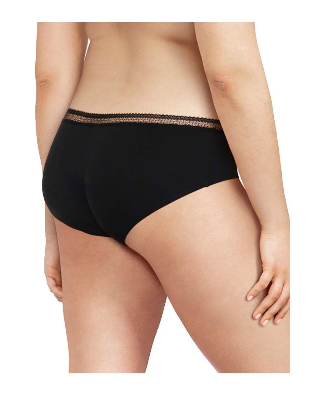 Chantelle Black Graphic Hipster Period Pants
