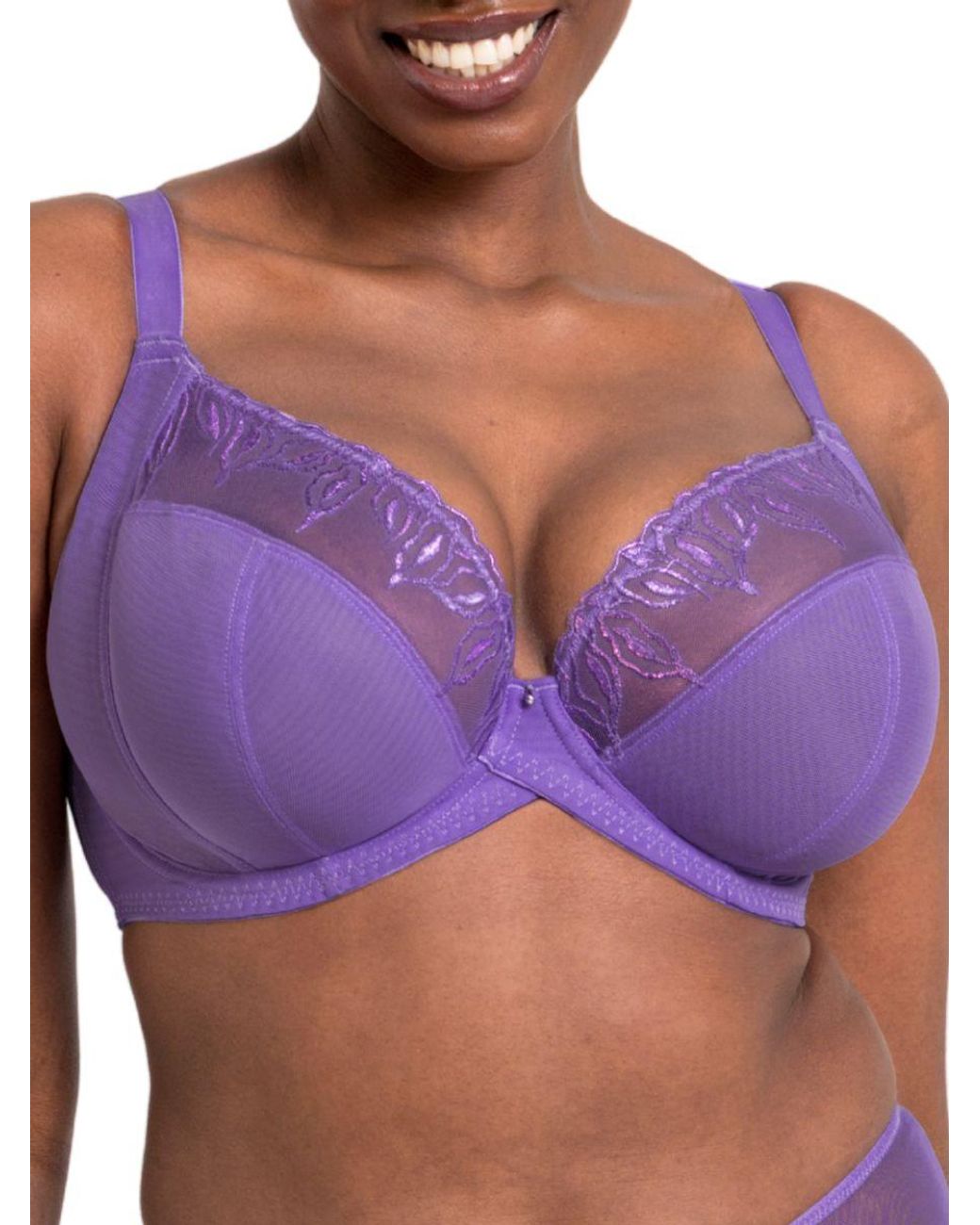 Curvy Kate Purple Flare Plunge Bra