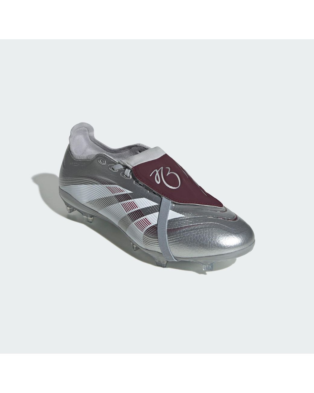 Adidas Originals Gray Predator League Jb Fold-Over Tongue Firm/Multi-Ground Boots