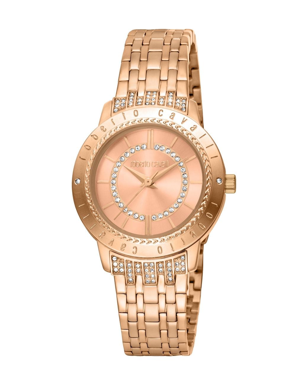 Roberto Cavalli Natural Rc5L030M0075 Quartz Stainless Steel 5 Atm 32 Mm Watch
