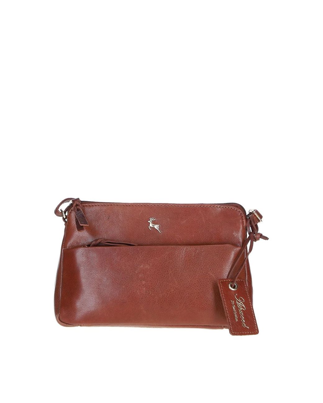 Ashwood Leather Red 'Rose' Elegant Crossbody Bag With Adjustable Strap