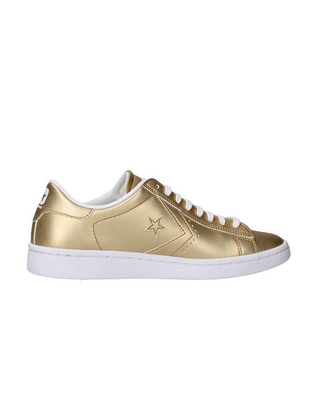 Womens converse gold all star color shift leather trainers outlet