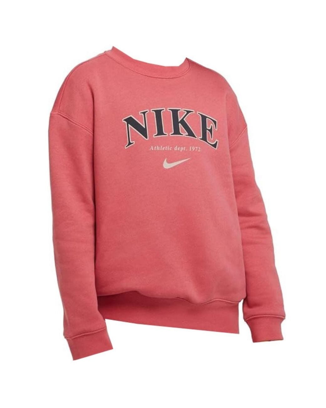 mens pink nike crewneck