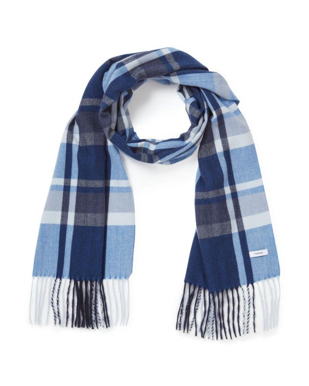 TOG24 Blue Hayner Woven Scarf Aegean