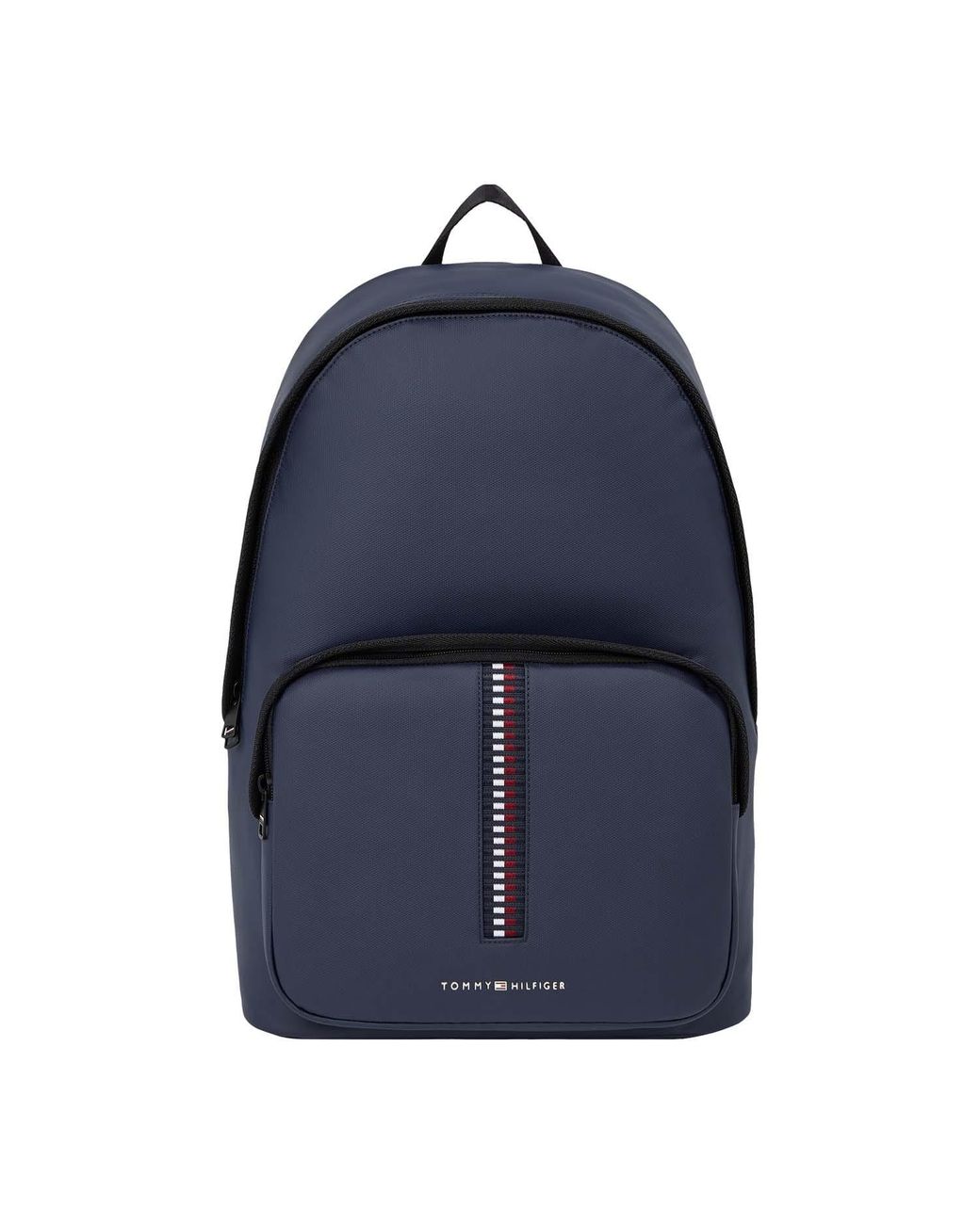 Tommy Hilfiger Blue Accessories Corporate Woven Dome Backpack