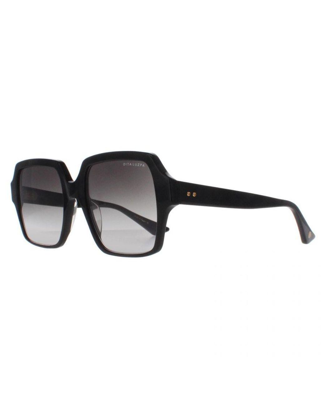 Dita Eyewear Black Square Dark To Clear Gradient Luzpa