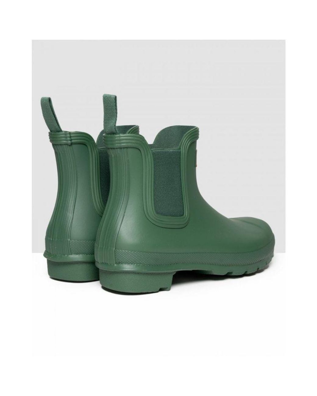 Hunter Green Original Chelsea Boots