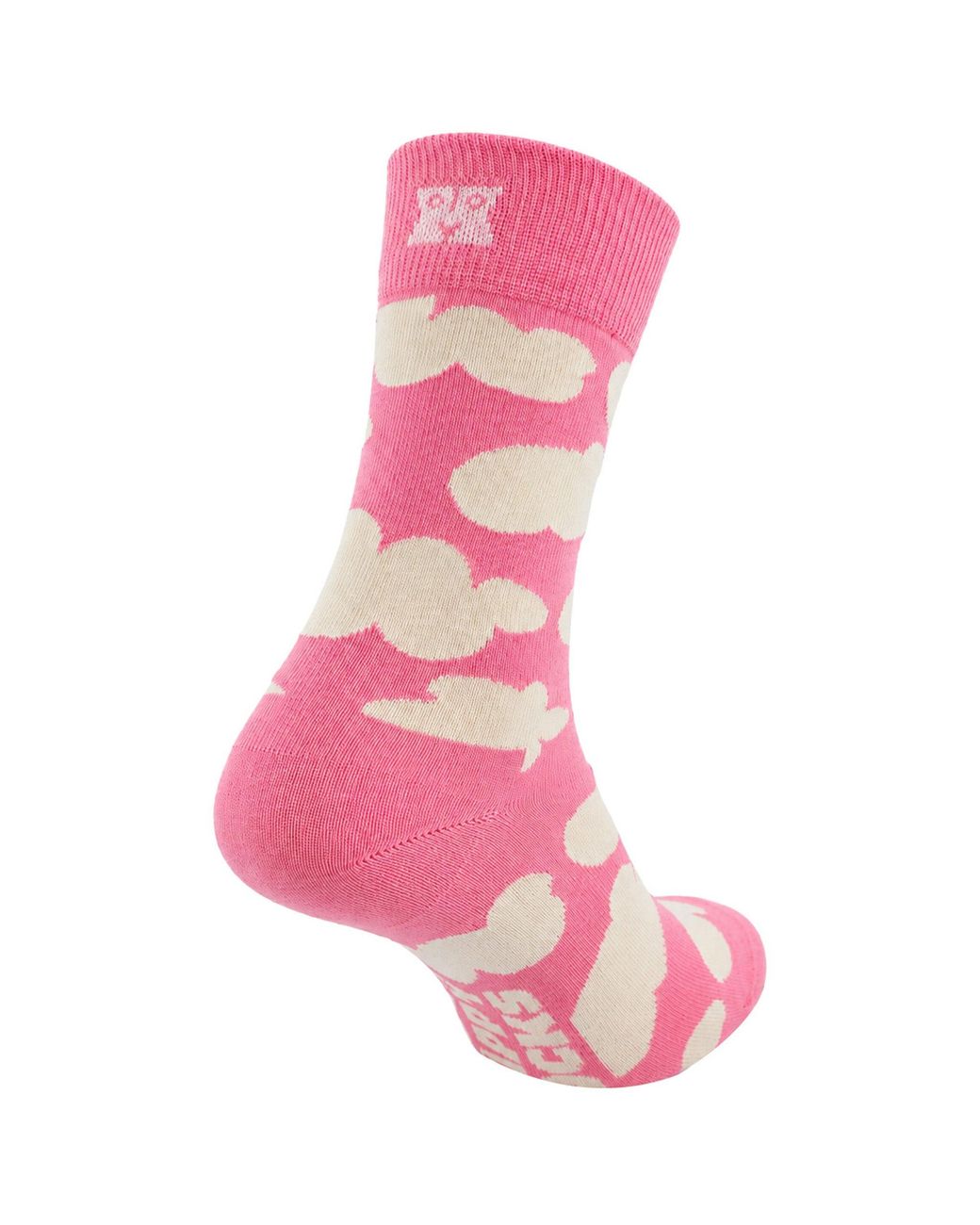 Happy Socks Pink 1-Pack Cloudy Cotton for men