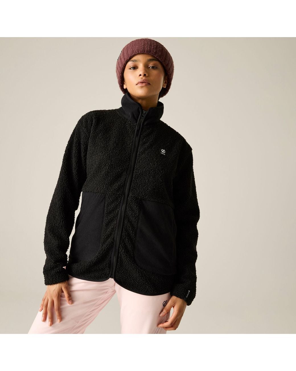 Dare 2b Black Ladies Zephyr Borg Fleece Jacket