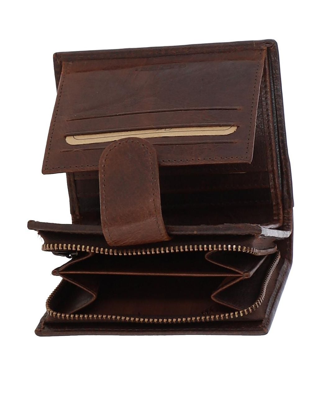 Ashwood Leather Black 'G-Purse' Vintage Wash Real Wallet Purse