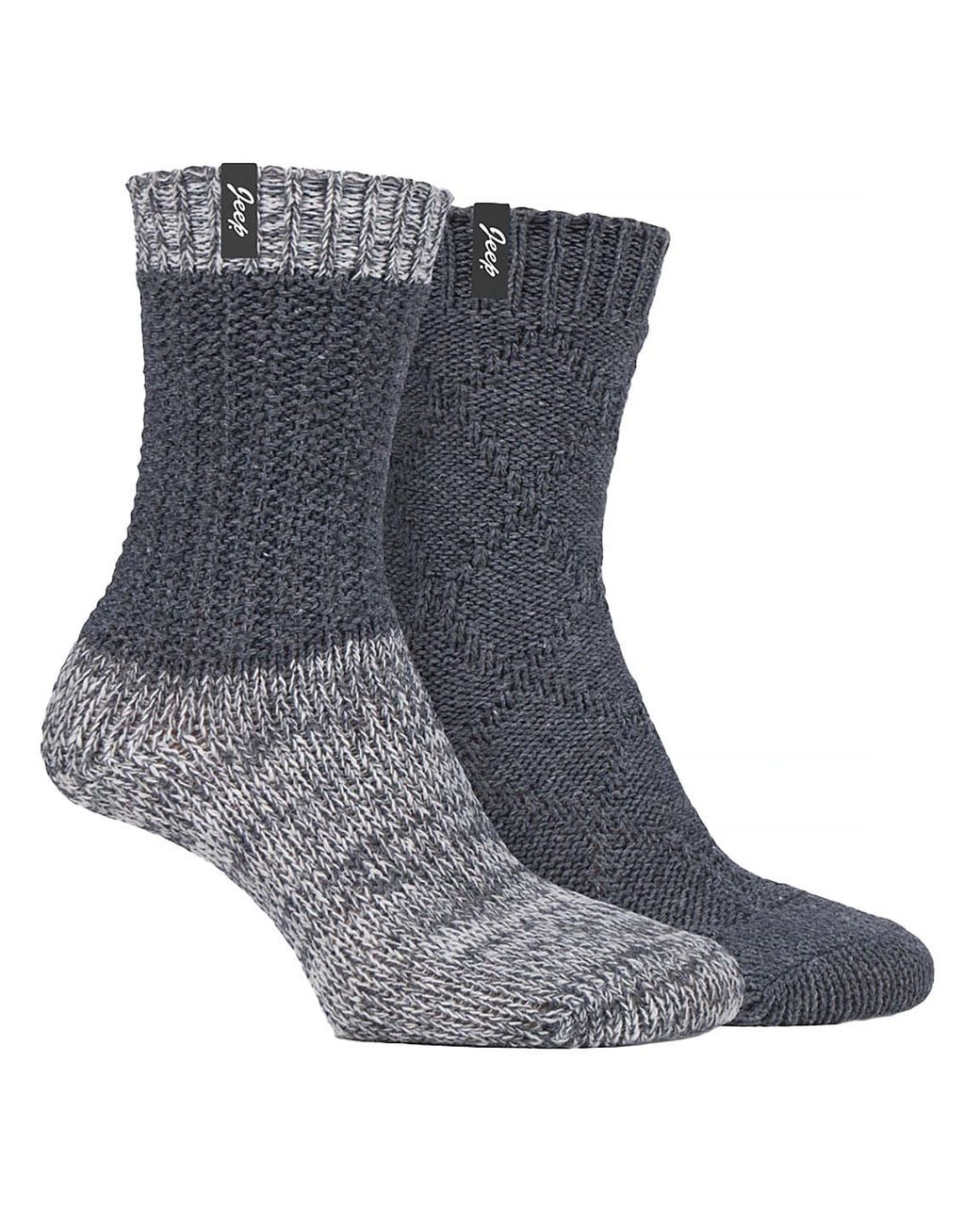 Jeep Gray Ladies Wool Boot Socks