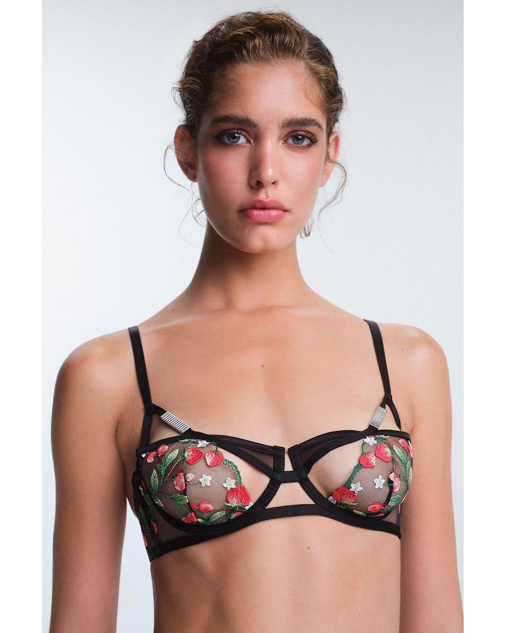 Penti Pink Floral Lace Underwired Bra