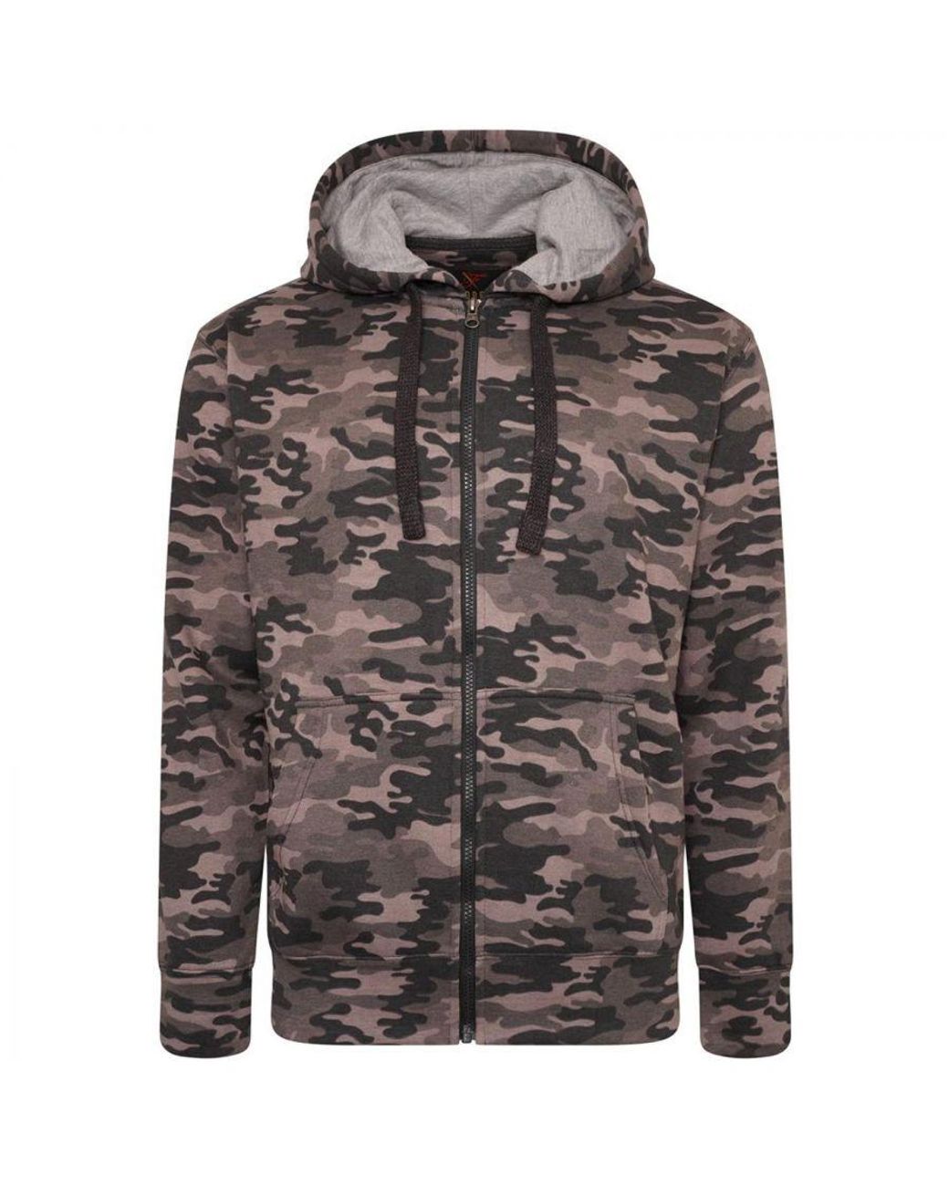 KAM Jeanswear Gray Forge Original Camo Tracksuit Set for men