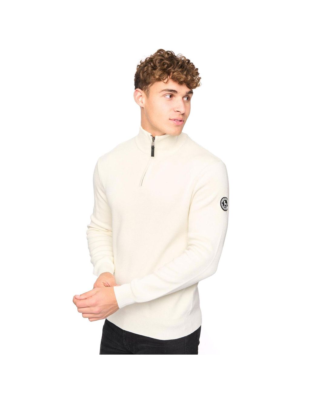 Bewley & Ritch White Kempsford Jumper for men