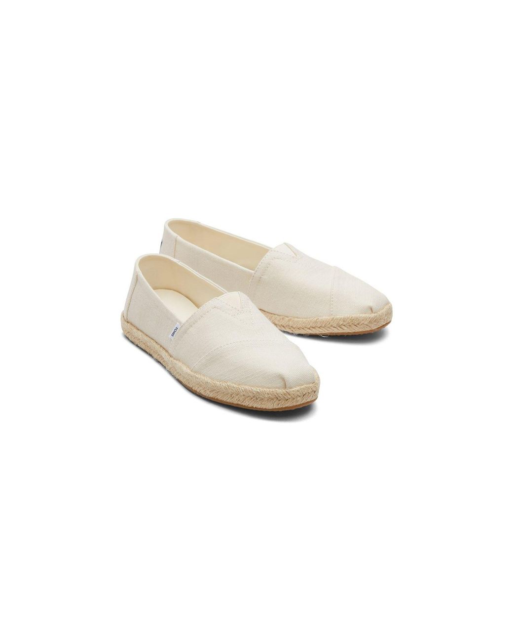 TOMS White Alpargata Rope 100% Cotton Espadrilles