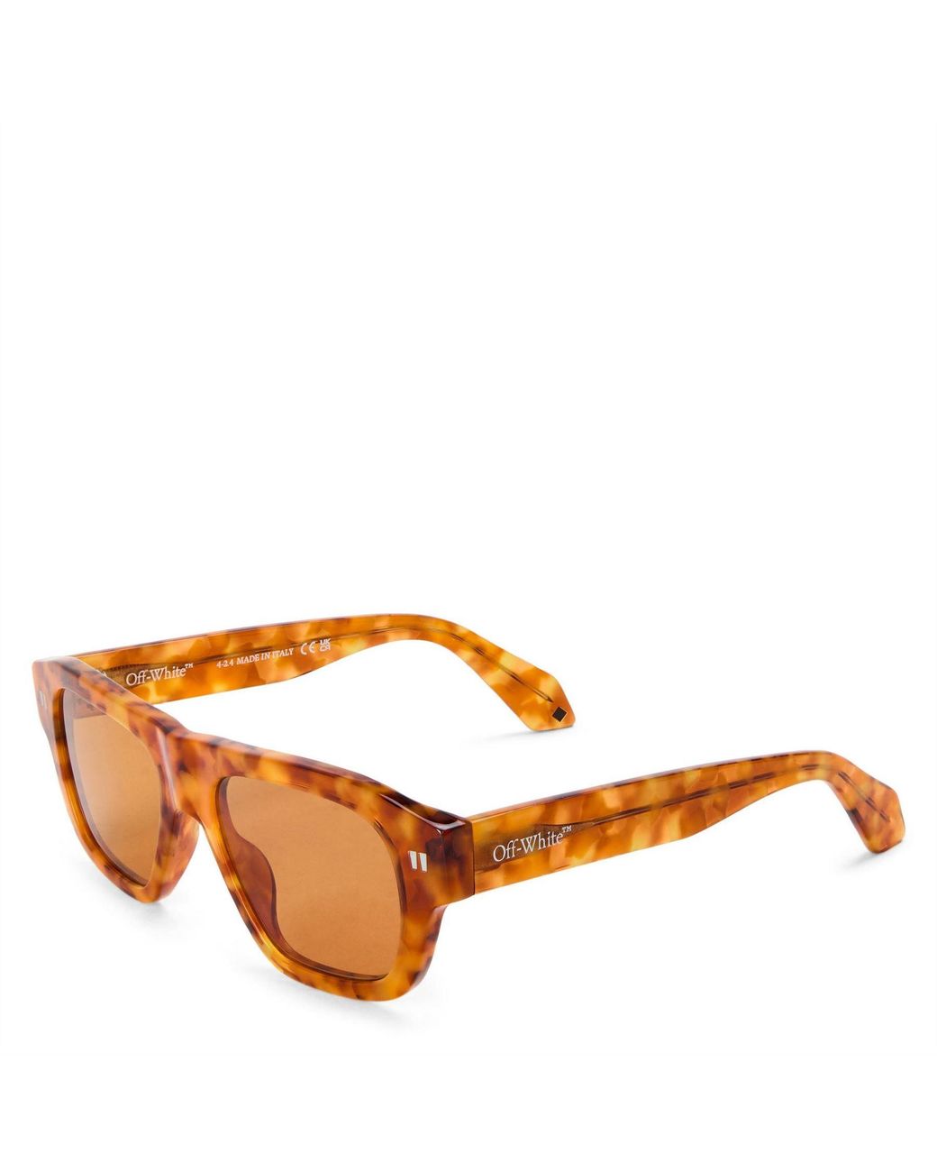 Off-White c/o Virgil Abloh Brown Accessories Off Off Providence Sun for men
