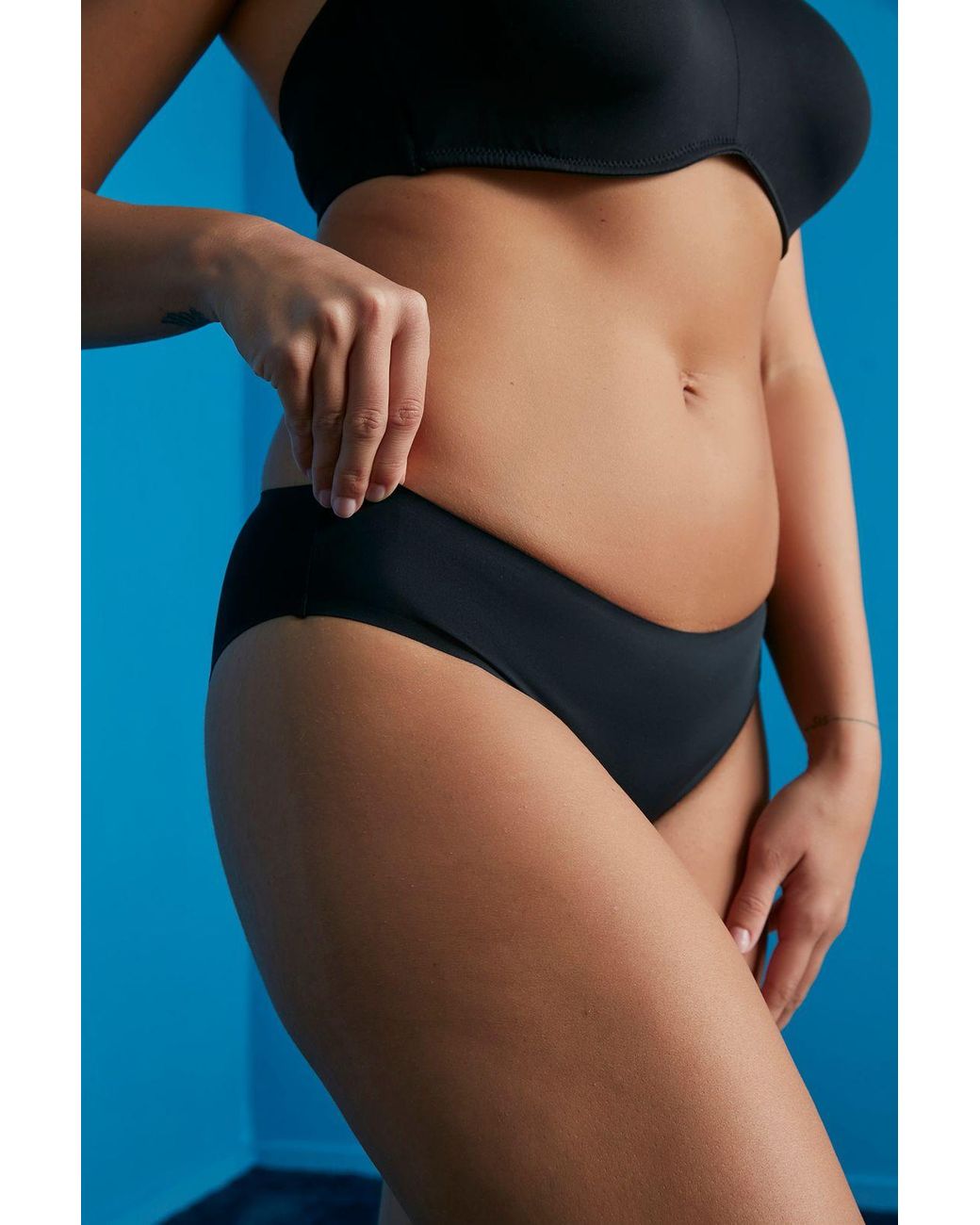 Penti Blue Mid-Waist Knit Brief