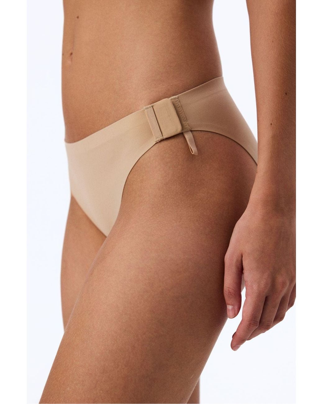 Penti Brown Easy Open Low Waist Slip Briefs