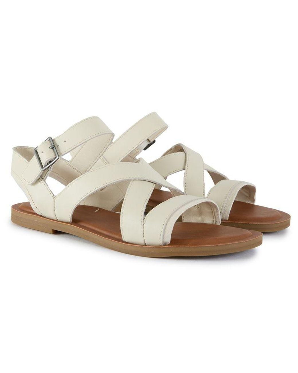 TOMS White Sloanne Sandals