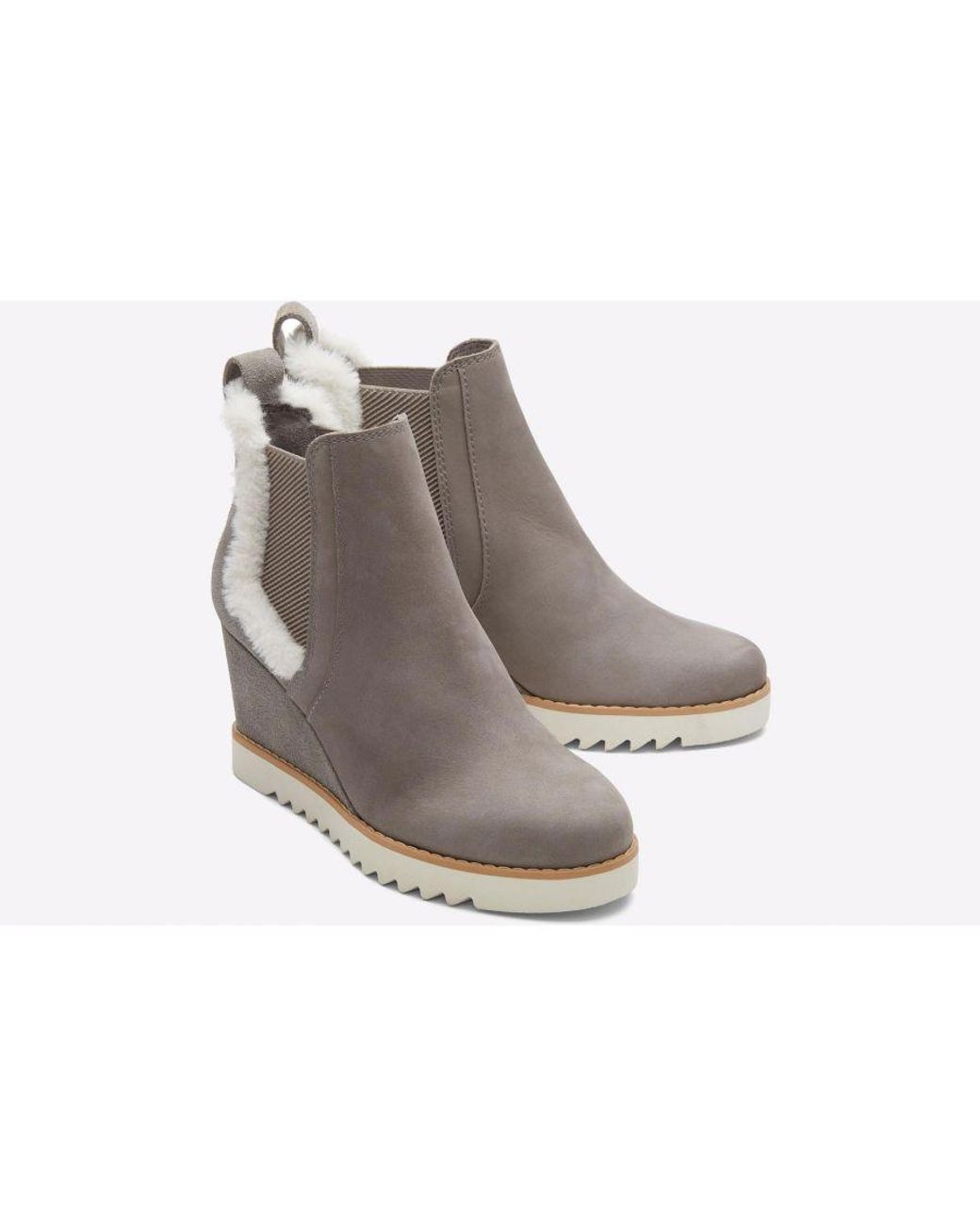 TOMS Gray Maddie Boots