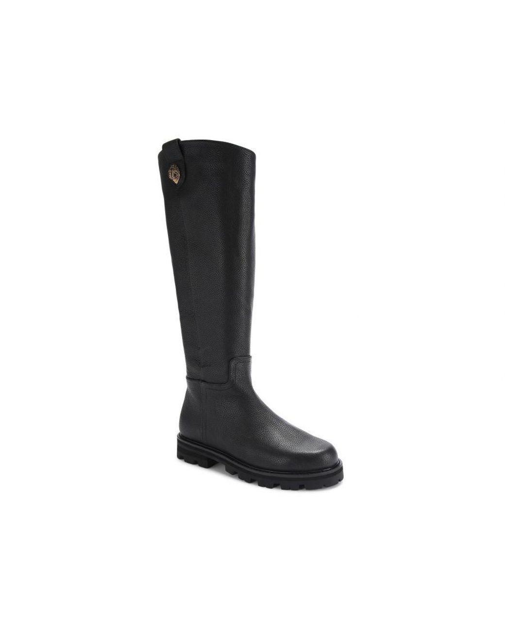 Kurt Geiger Leather Carnaby Riding Boots in Black Lyst UK