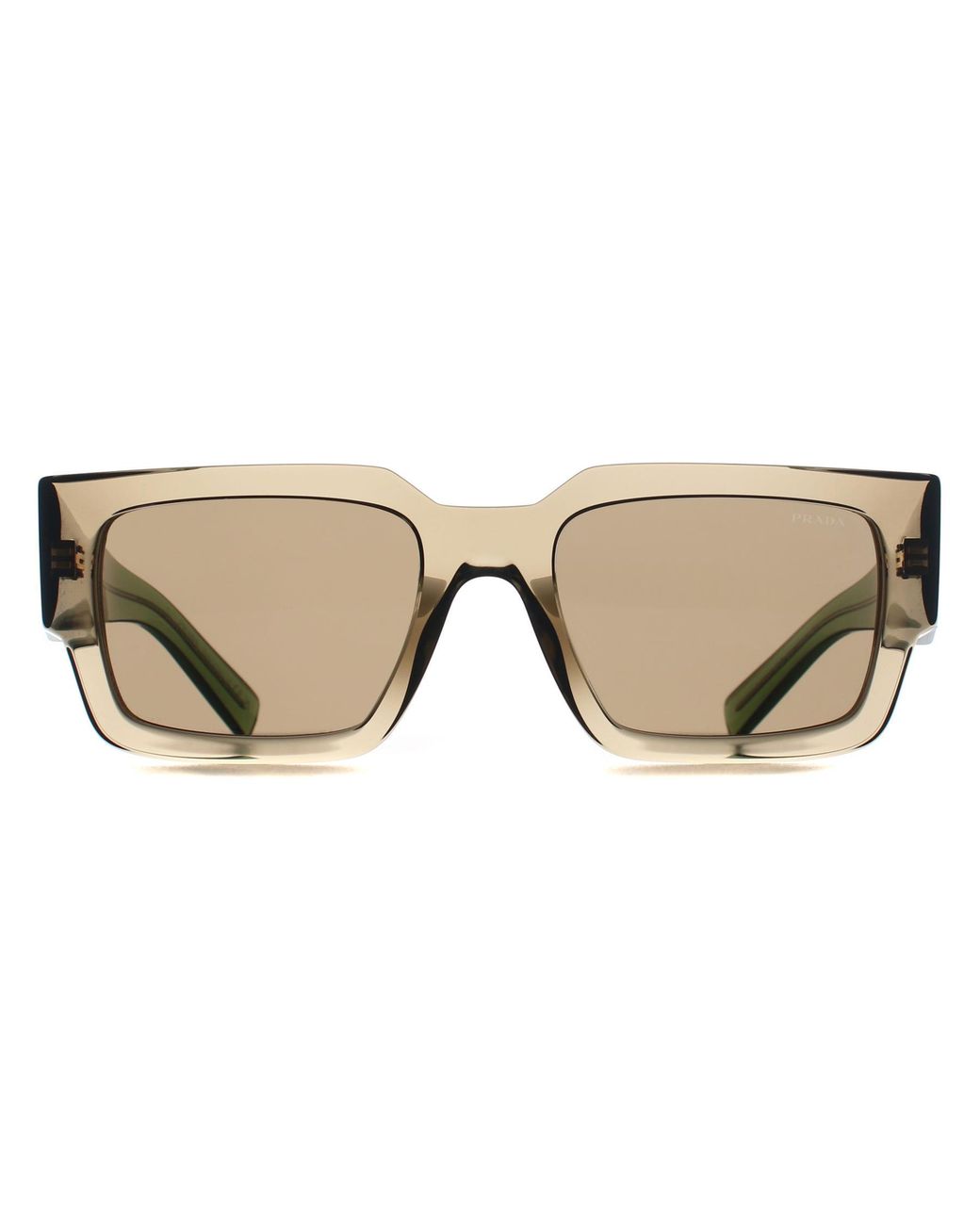 Prada Brown Rectangle Terra Light Prb17S for men