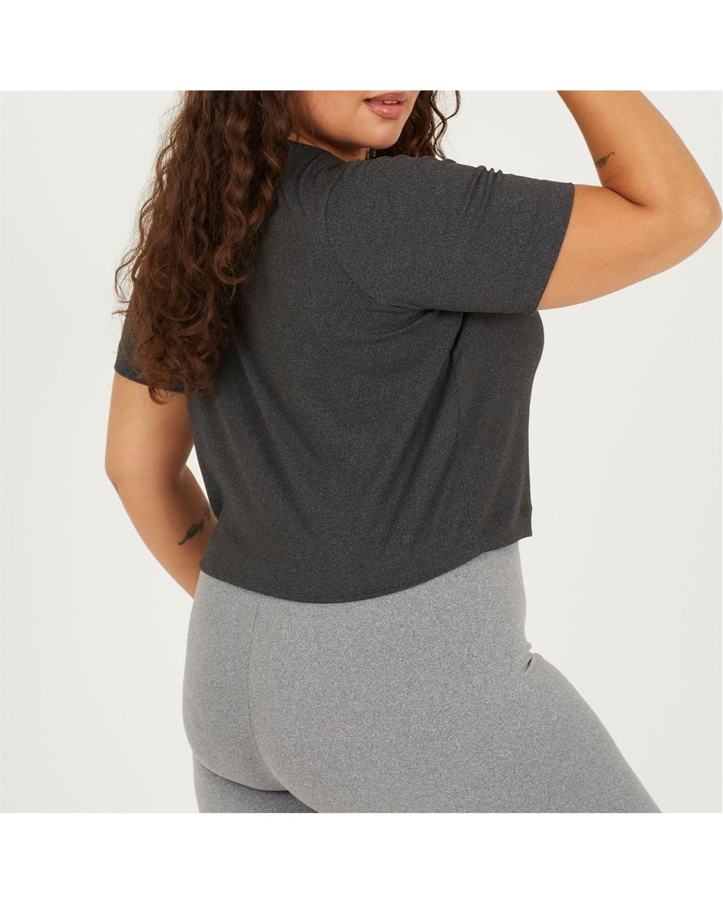 Brave Soul Gray Ps Crop Tee