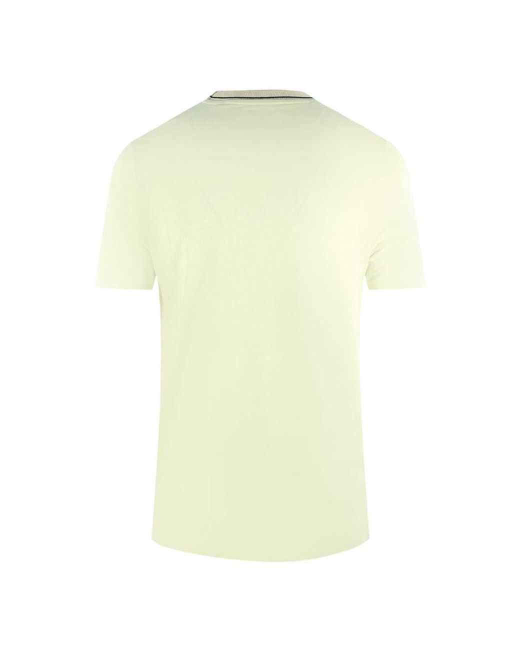 Lyle & Scott Green Casual Tipped Lucid T-Shirt for men