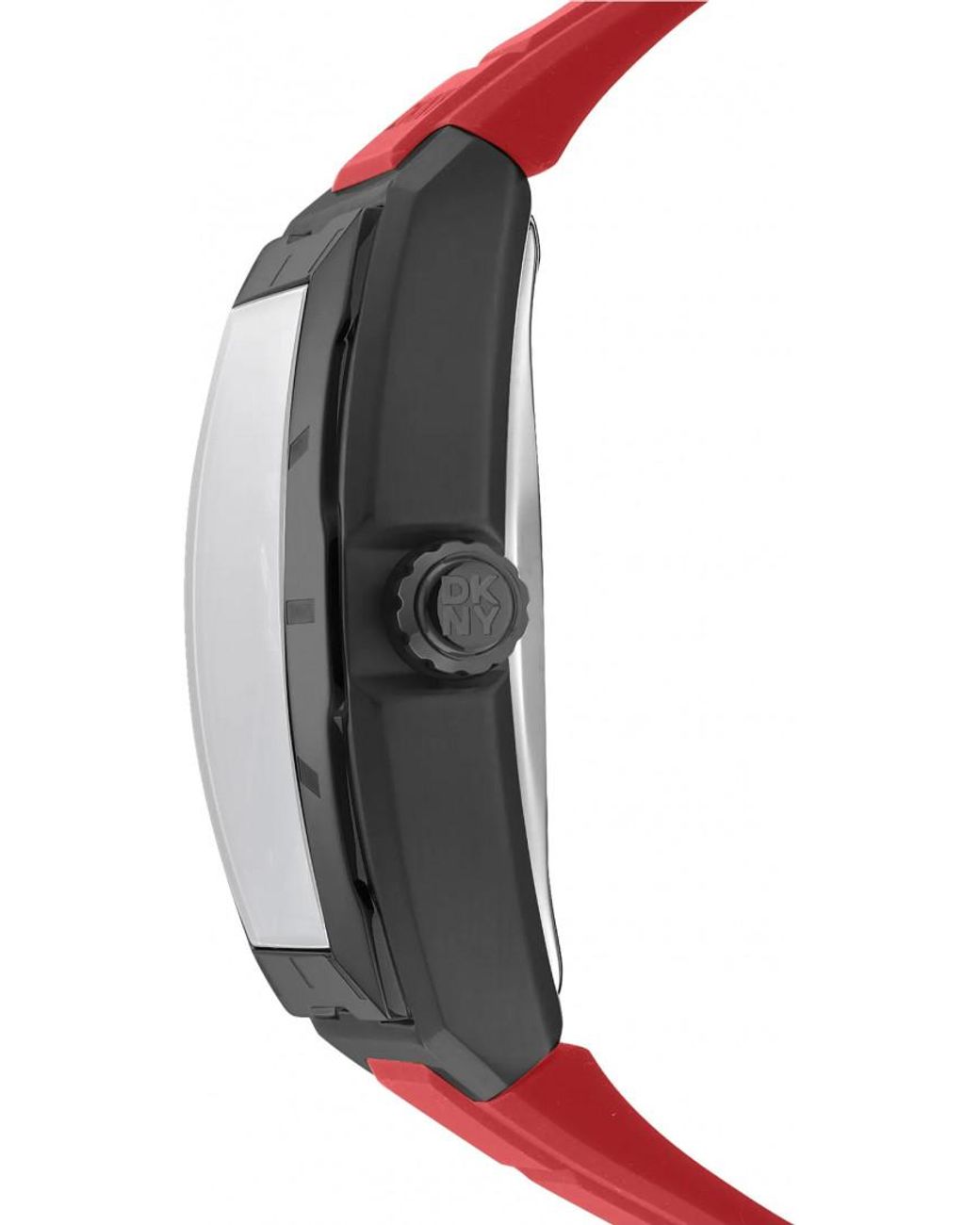 DKNY Red Urban Automatic Silicone Strap Watch for men