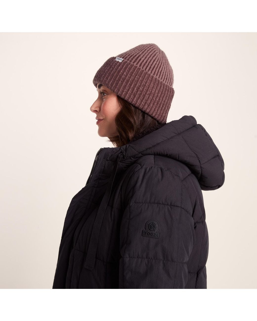 TOG24 Black Kiryan Knit Hat Mauve