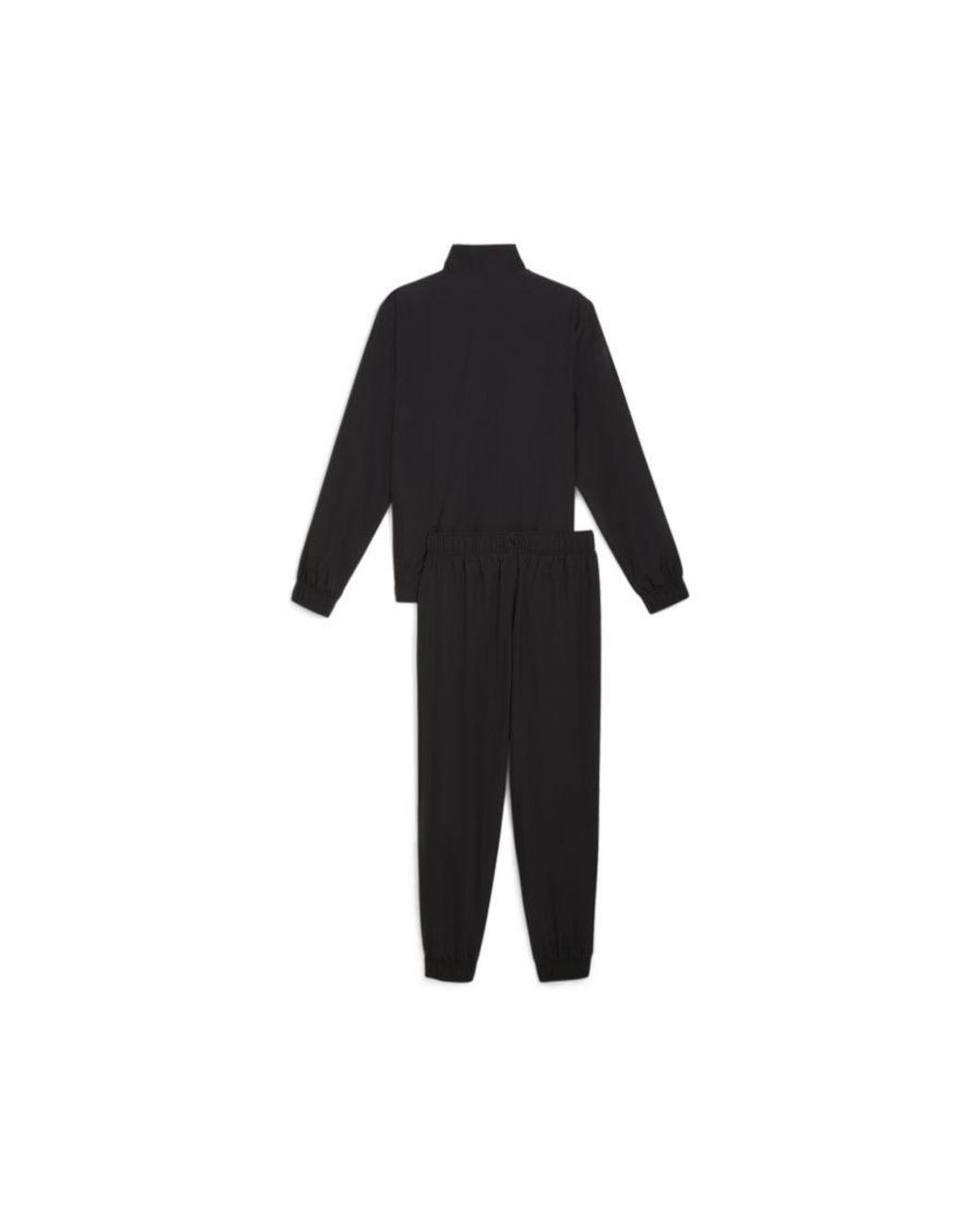 PUMA Black Woven Half-Zip Tracksuit for men