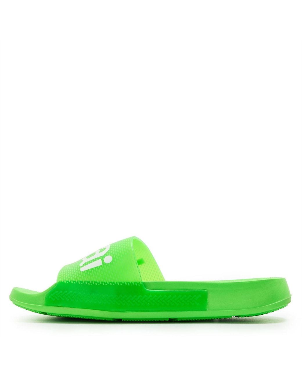 Havaianas Green Solid Patterned Open Toe Slide Sandals