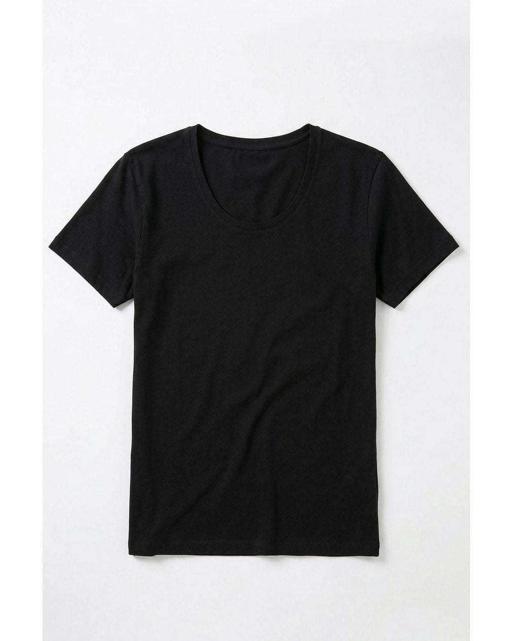 Öts Black Cotton T-Shirt for men