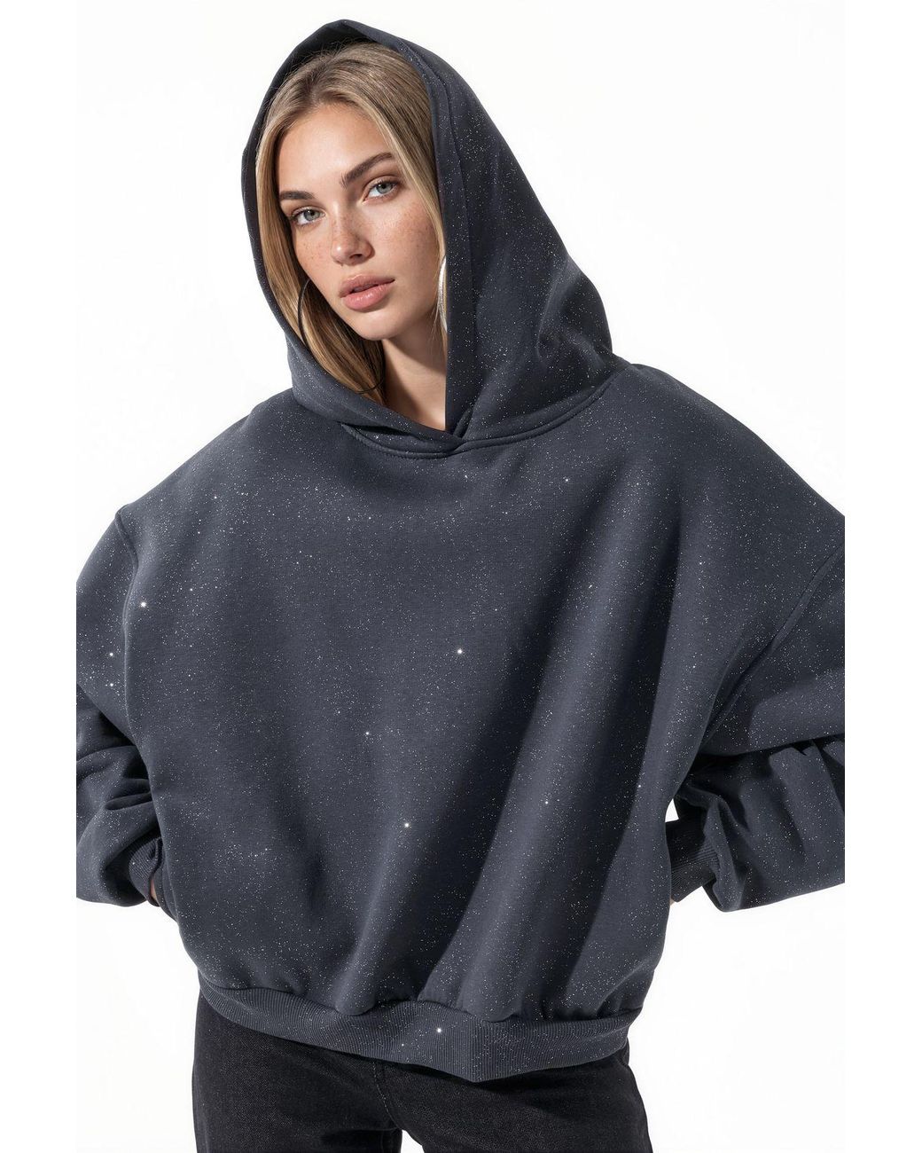Busem Blue Cotton-Blend Sweatshirt