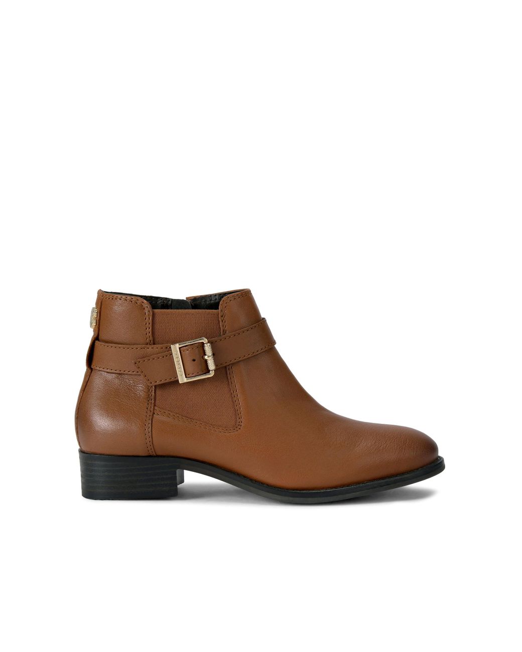 Carvela Kurt Geiger Leather Low Ankle Boots in Brown Lyst UK