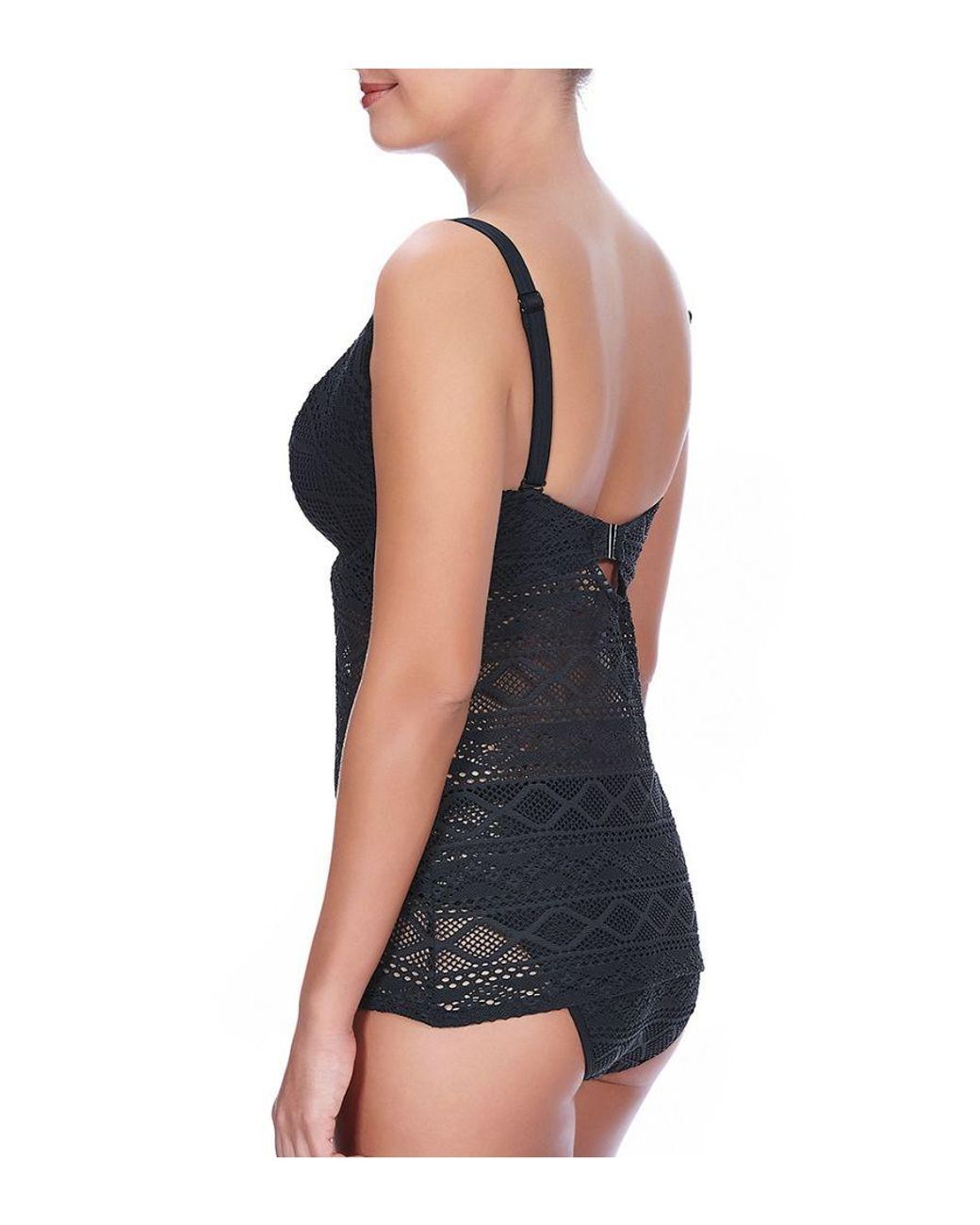 Freya Black Sundance Tankini Top