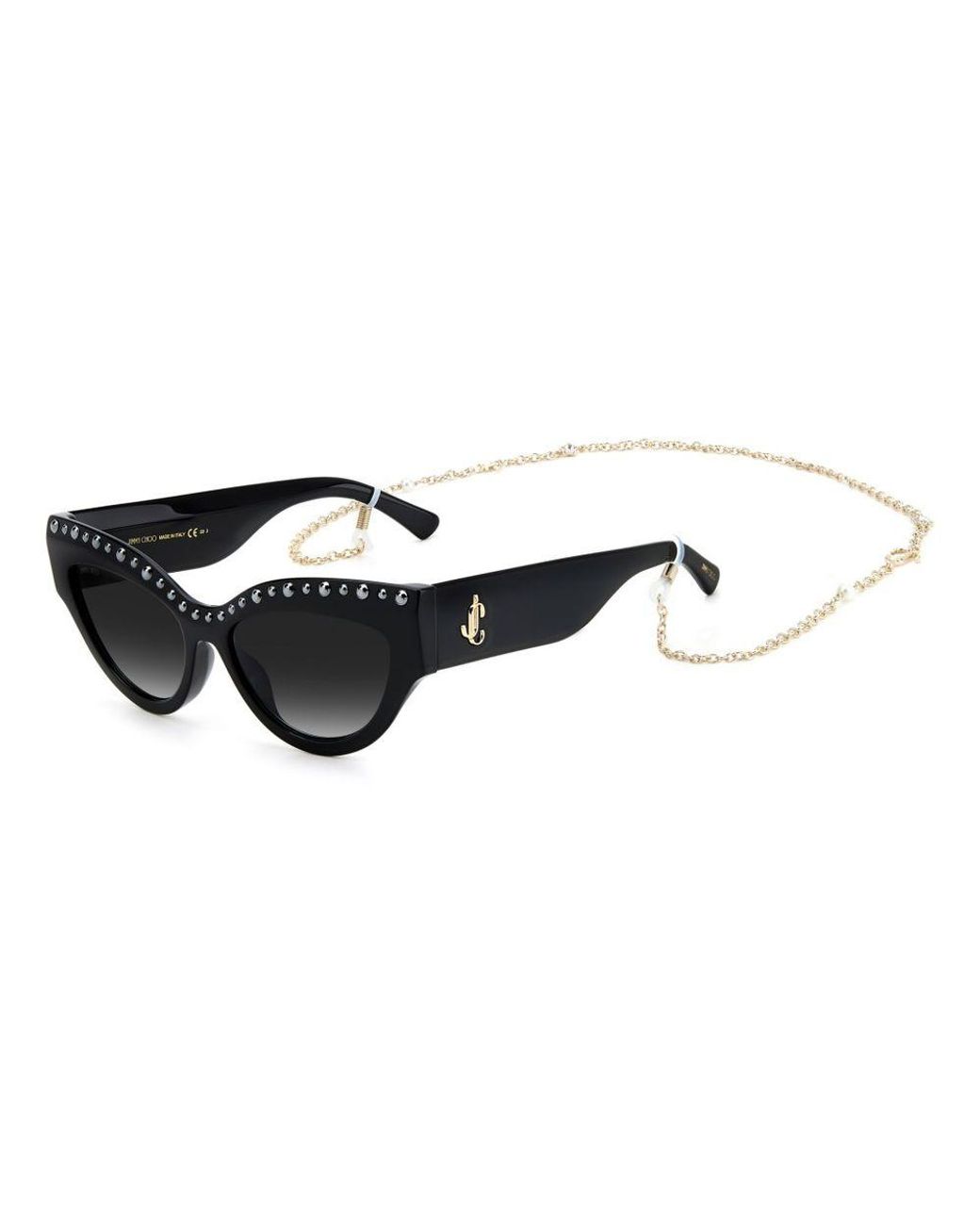 Jimmy Choo Black Acetate Sunglasses