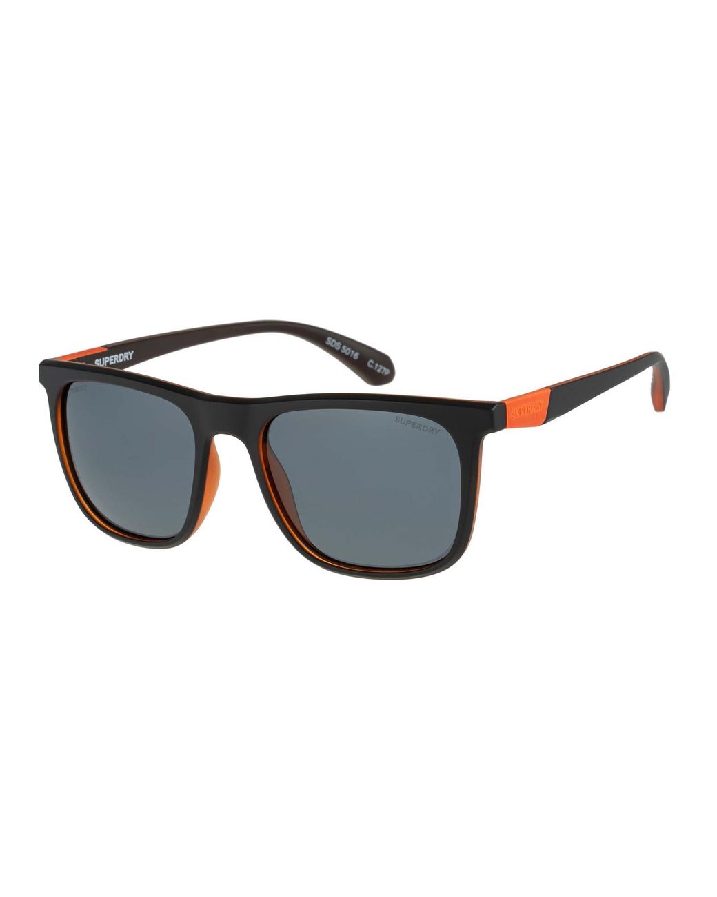 Superdry Brown Square Polarized Sds-5016 for men