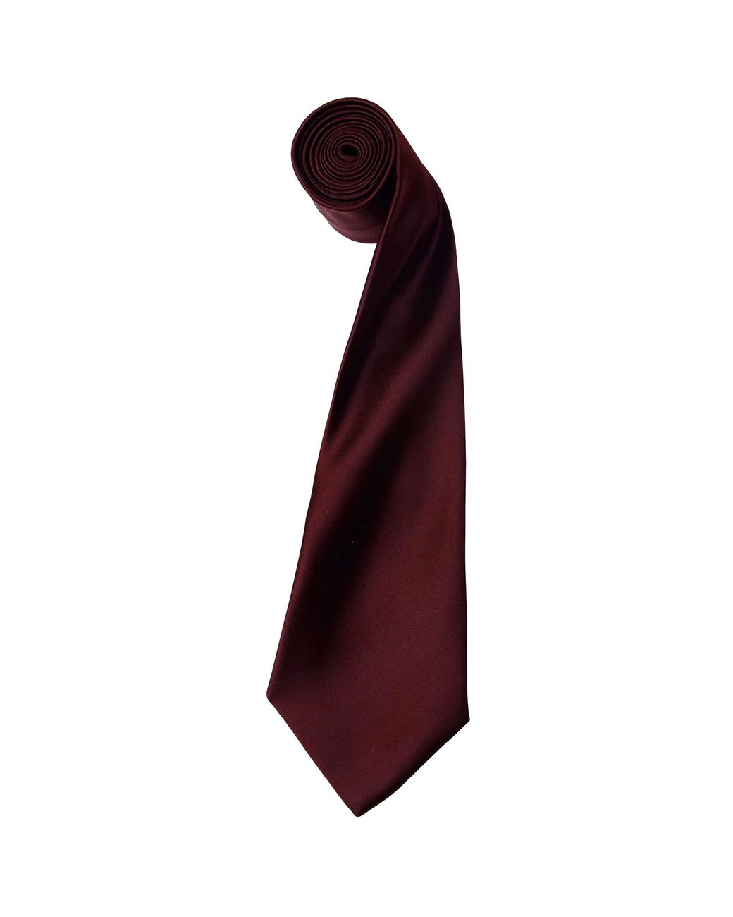PREMIER Purple Plain Satin Tie (Narrow Blade) (Pack Of 2) for men