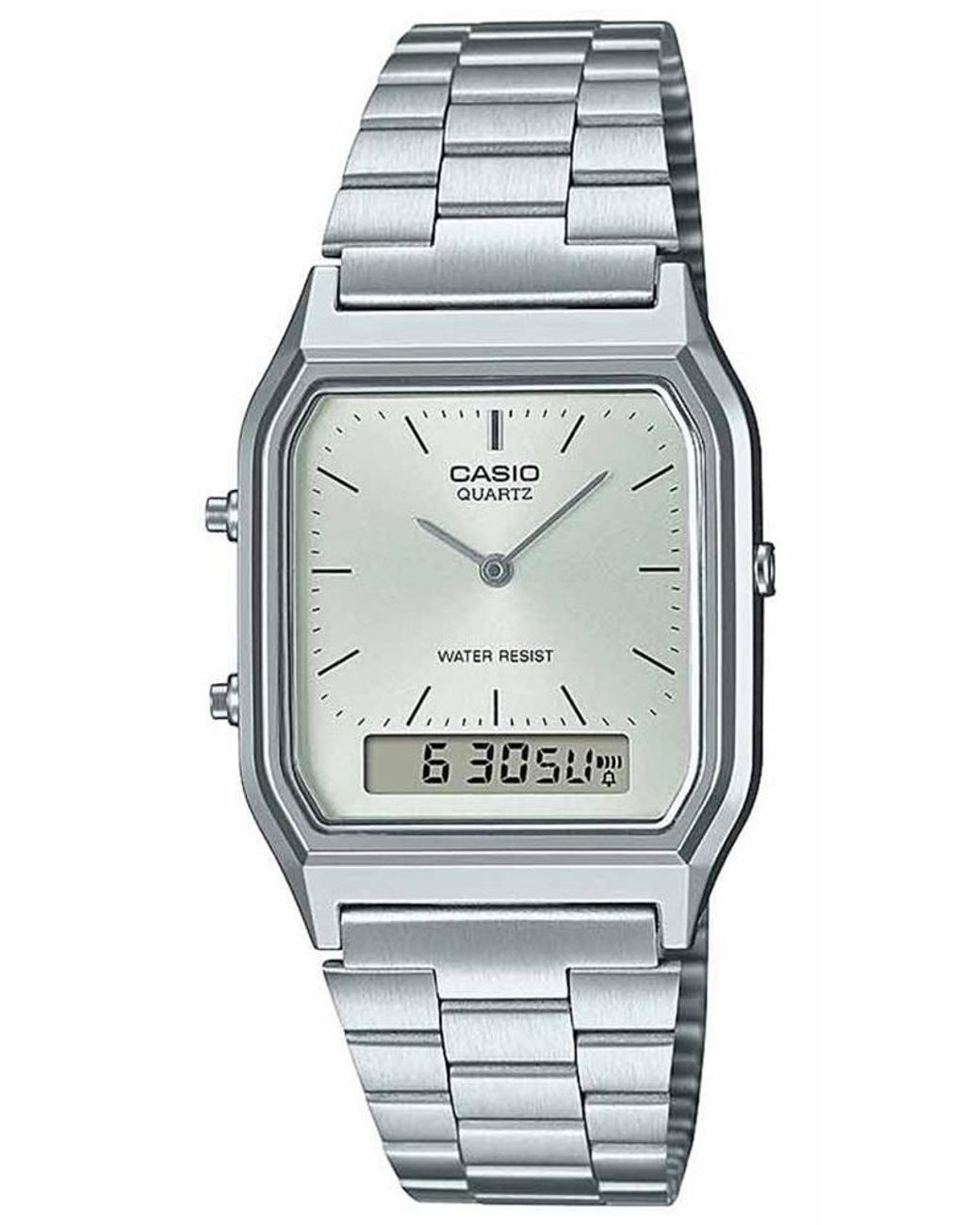 G-Shock Gray Collection Vintage Watch Aq-230A-7Amqyes Stainless Steel
