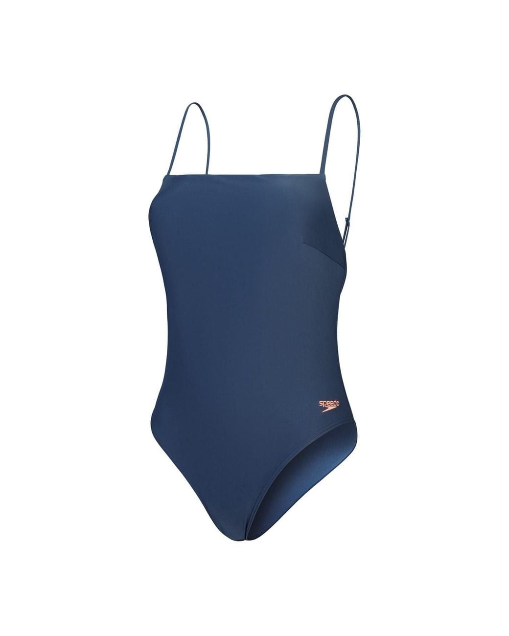 Speedo Blue Adjustable Strap One Piece Swimsuit