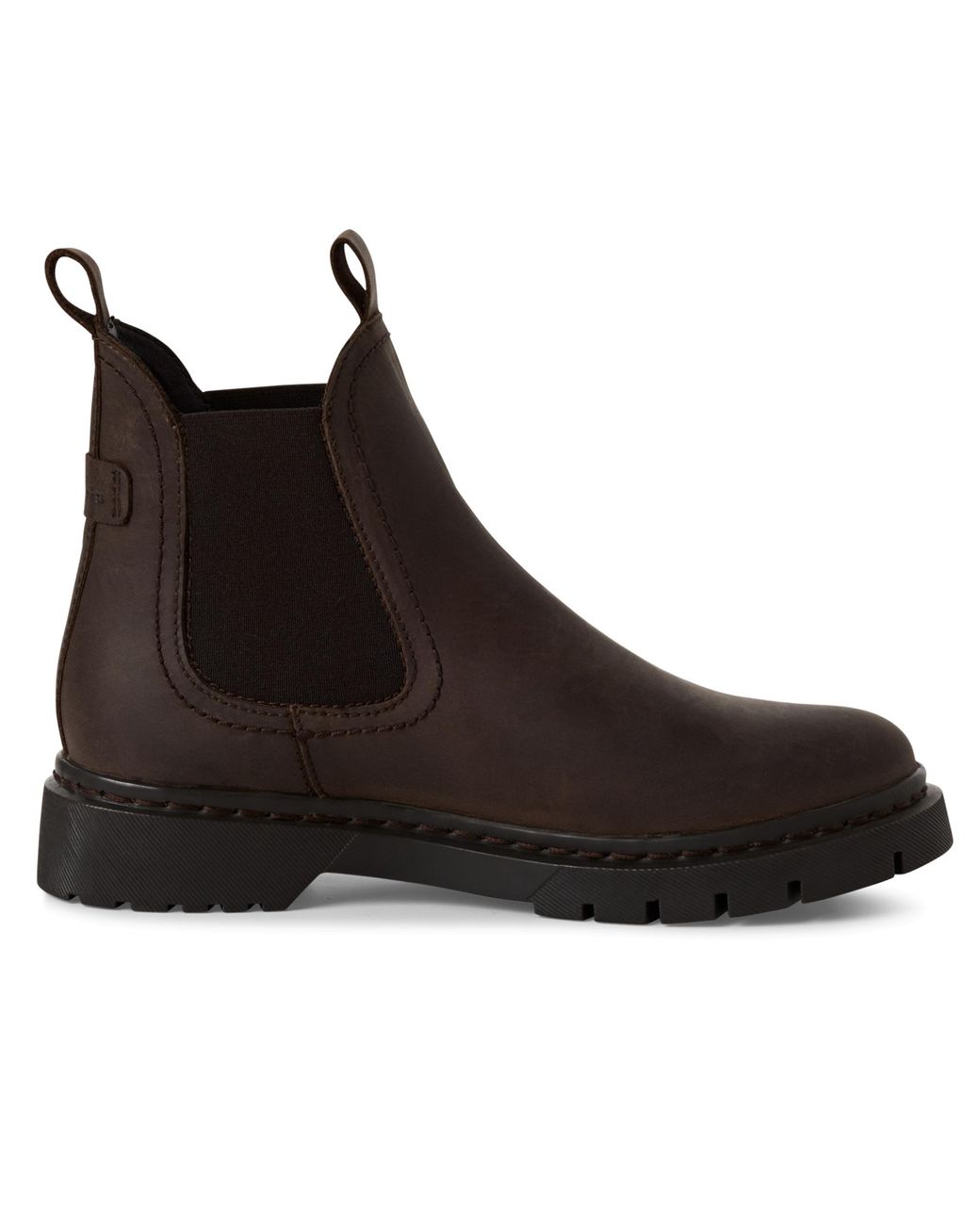 Tamaris Brown Leather Classic Chelsea Ankle Boots