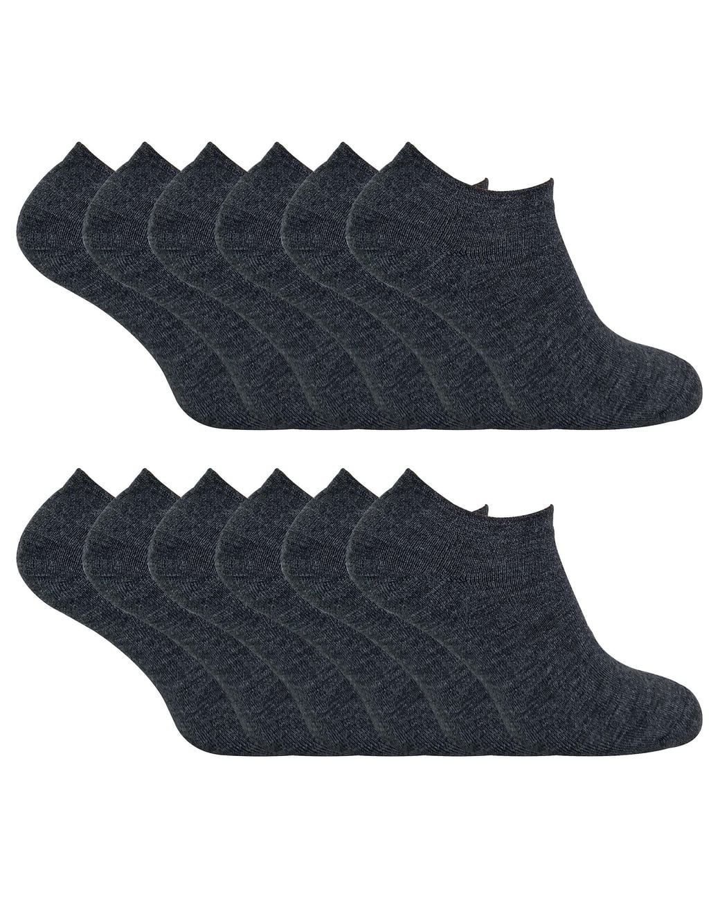 Sock Snob Blue Thermal Low Cut Trainer Socks for men