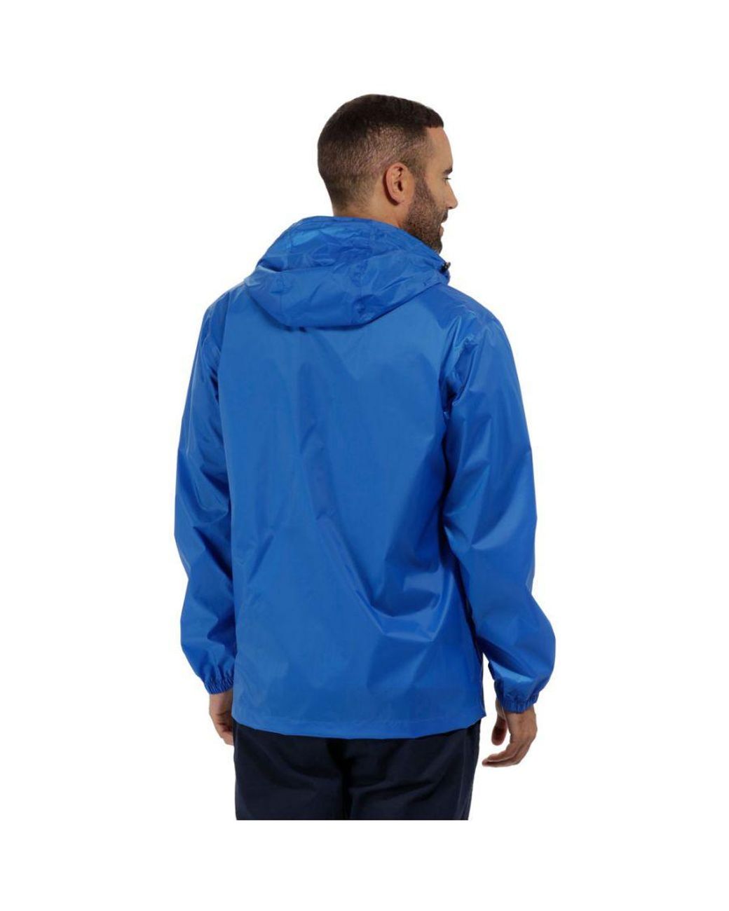 Regatta Blue Pack It Iii Waterproof Breathable Packable Jacket Coat for men